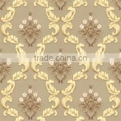 Classic European Style Damask Design Wallpaper for TV Background photo-3