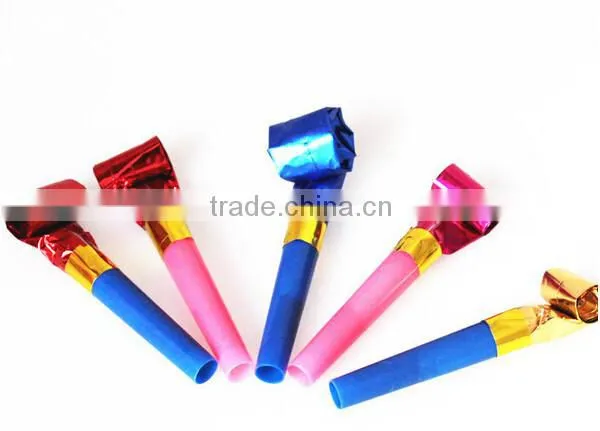 Blowouts Party Birthday Plastic Party Whistle With Favor Assorted Colors photo-3