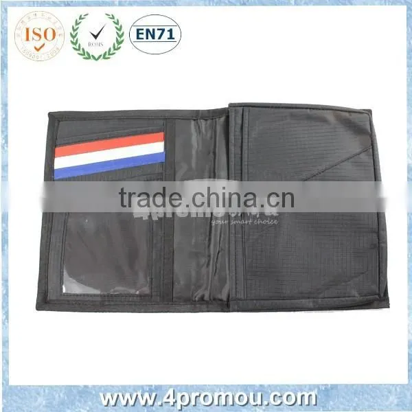Black polyester wallets