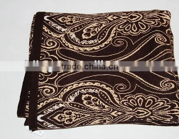 Winter Warm Cashmere Print Blanket. photo-4