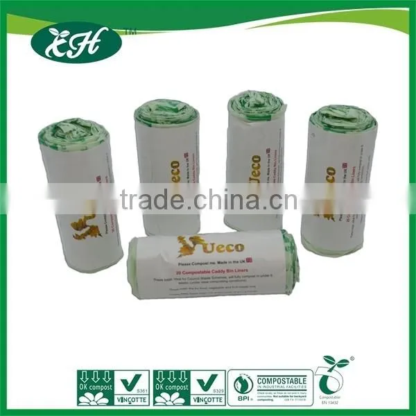 Biodegradable Material Raw Corn Starch Plastic Bag photo-4