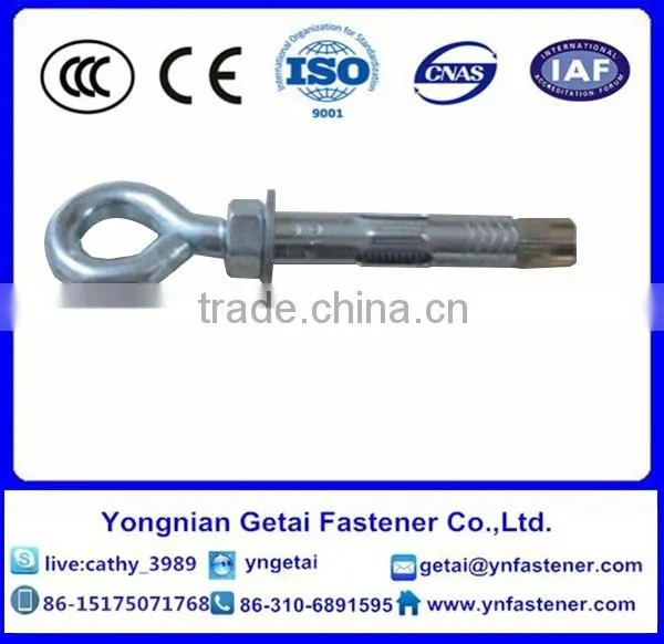 Zinc Yellow Eye Bolt Sleeve Anchor photo-5