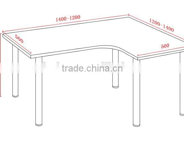 Studying Desk With MDF/PB Top And Steel Legs photo-2