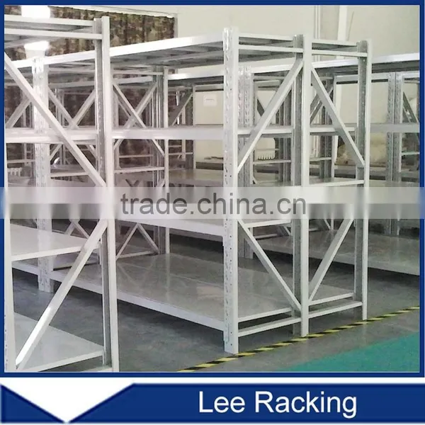 Warehouse Metal Shelf Divides Storage Stainless Steel Light Duty Rack photo-6