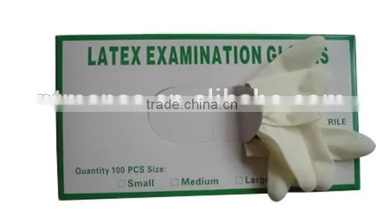 Disposable Latex Gloves/latex Examination Gloves for Medical Supply