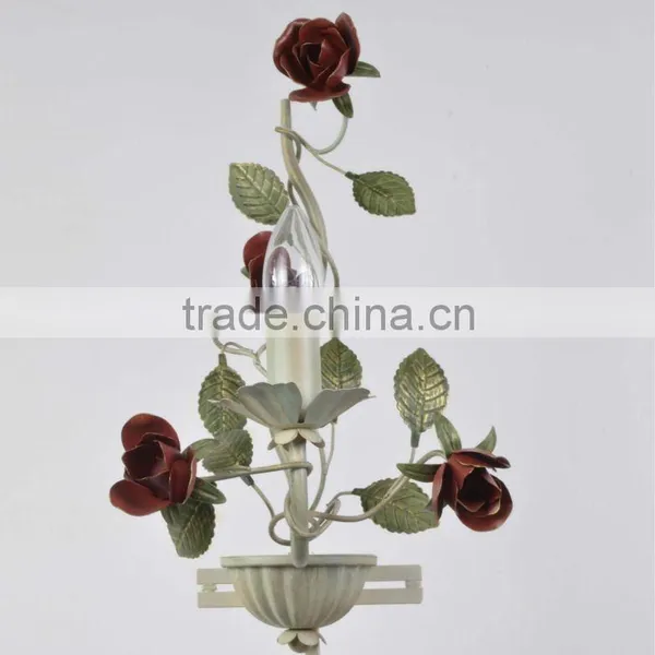 Iron Cover Flower Decorate Hotel Corridor Wall Lights