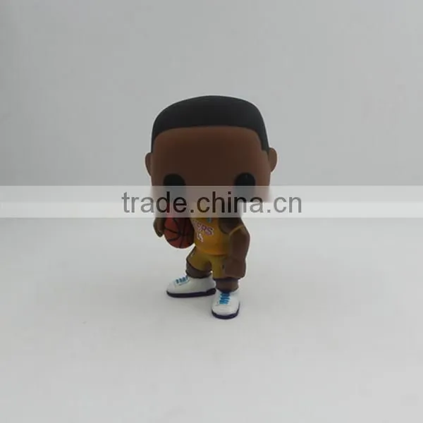 Custom Mini NBA Player Lakers Kobe Bryant Bobble Head Dolls Figurine Craft photo-3