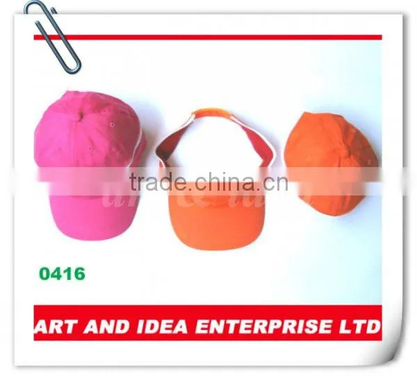 Zipper Visor Hat