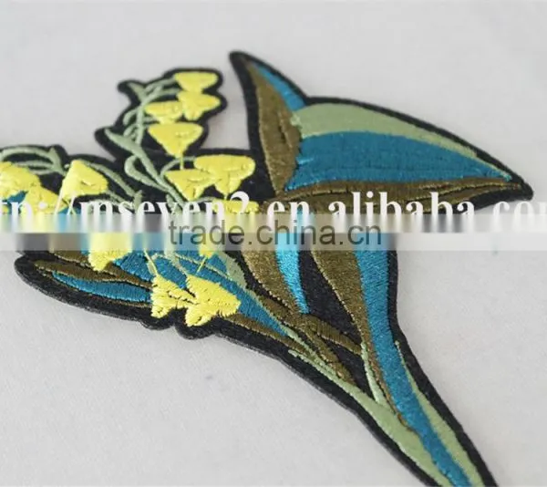 Cheap Price Factory Wholesale Professional Customized Applique Embroidered Patches Flower Shape for Clothing photo-5
