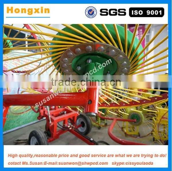 High Performance Finger Rotary Hay Rake/3 Point Hitch Hay Rake Machine on Tractor photo-3