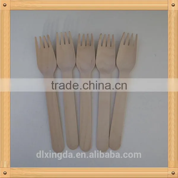 Hot-sale Disposable Wooden Fork, Wooden Cutlery photo-5