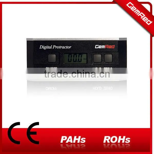 measuring with a protractor portable digital gauge