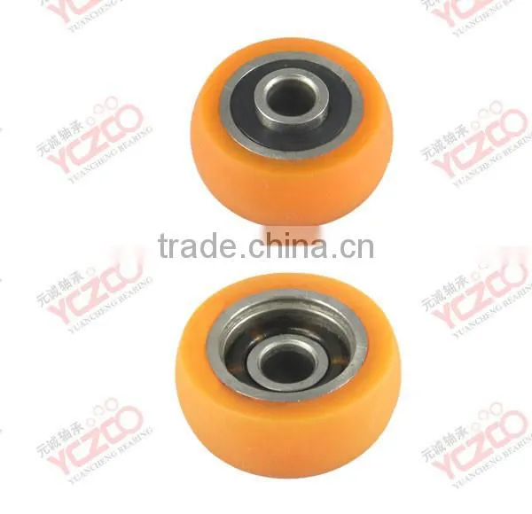 Yczco Rubber Plastic Sliding Wardrobe Door Roller With 624 - 2RS Bearing photo-2