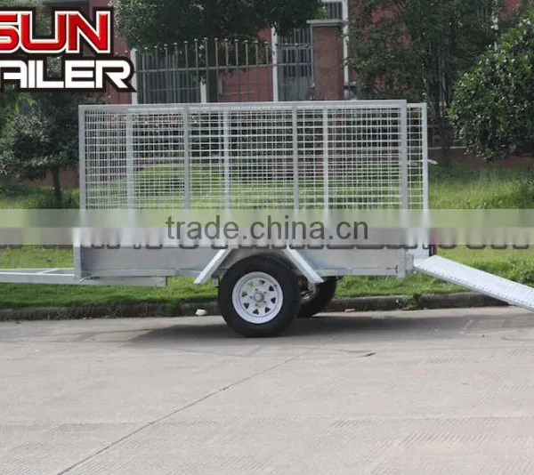Fully Welded Cage Trailer With Ramp (8x5'/ADR/Hot Dip Gal) 2017 photo-4