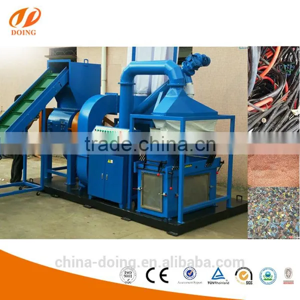 High Recover Rate Waste Copper Wire Recycling Machine Plant Scrap Copper Cable Recycling Machine photo-4