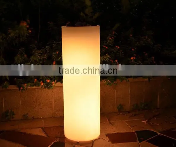 LED Cylindrical Decoration Vase/outdoor Decorative Planter/ Muti-color Changing Led Flower Vase photo-2