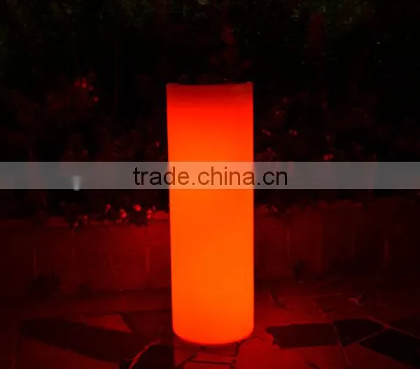 E27 LED Lamp Flower Pot/ Cylindrical Decoration Vase photo-3