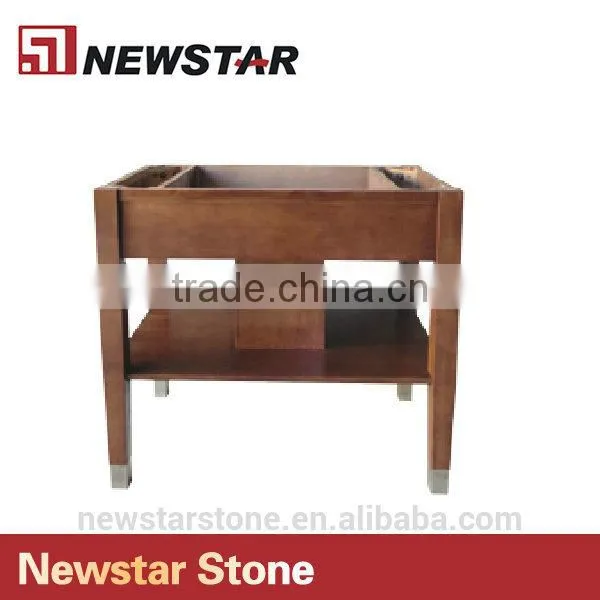 Hotel Solid Wood Bathroom Vanity Cabinet photo-3
