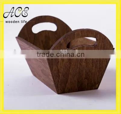 Wooden Fruit Tray,Wood Tray Flowerpot photo-2