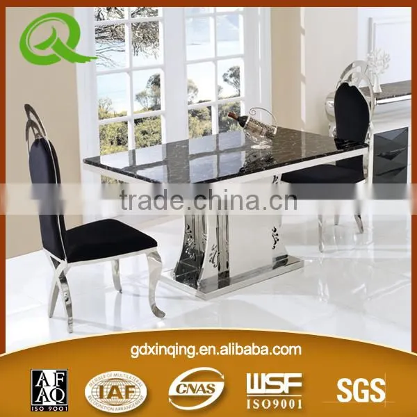 TH299 Low Price Tempered Glass Dining Set Design photo-6
