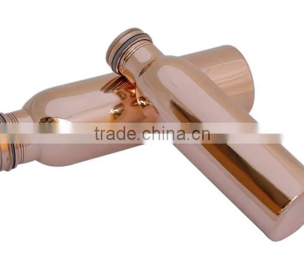 100% Pure Copper Bottle Set of 2 | Copper Bottle 600ml , 900ml photo-4