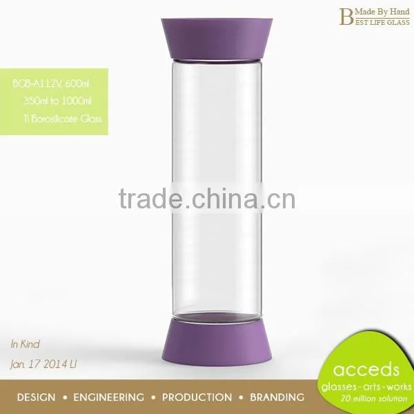 Custom Glass Fruit Juice / Tea Water Bottle Infuser photo-3