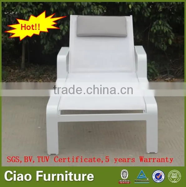 Patio Furniture Outdoor Sun Lounge With Wheels photo-2
