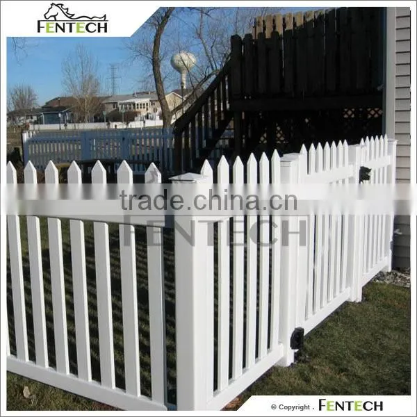 New Design High Quality Plastic/PVC/Vinyl/Wpc Picket Fence photo-2