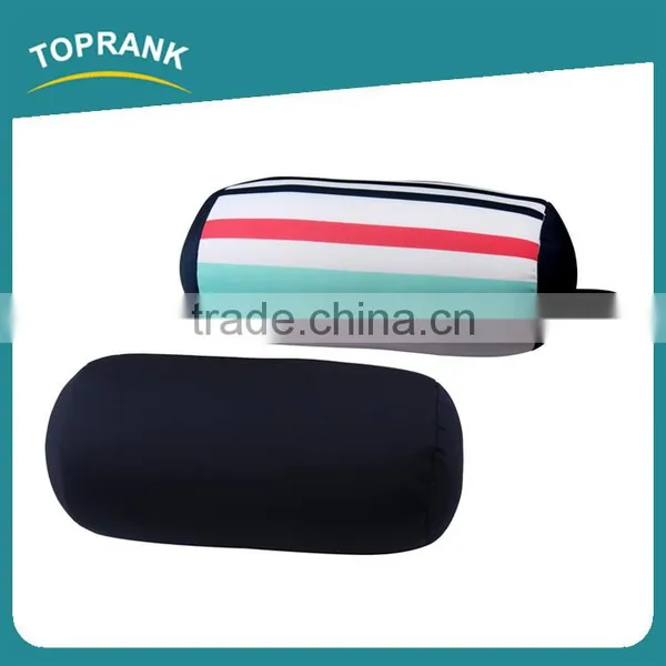 Toprank Comfort Mini Round Microbead Roll Travel Pillow Back Support Bolster Pillow Long Round Tube Bolster Pillow photo-2