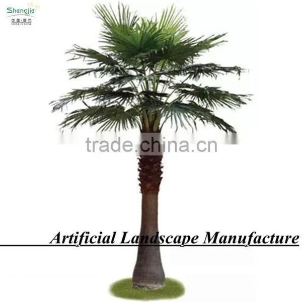 Indoor Palm Tree Hotsale Size Customized Fiberglass Date Palm Tree photo-4