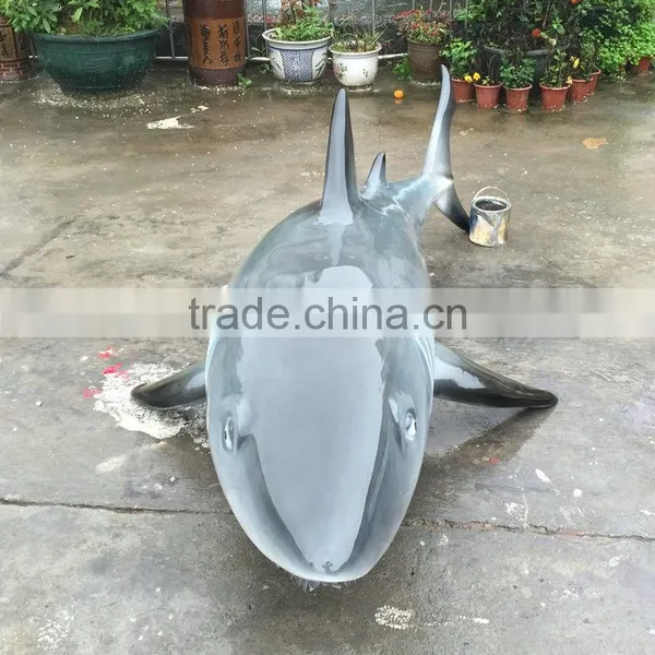Fiberglass Shark Statue Figurine photo-3