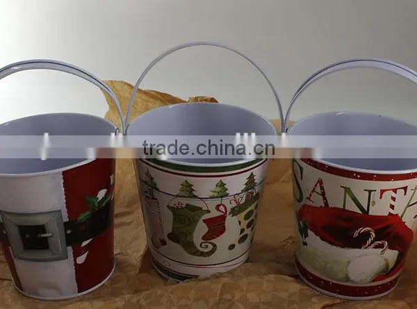 New Product Factory Directly Sales for Gift Ice Metal Tin Wine Buckets for Kids photo-3