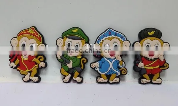High Quality PVC Promotional Monkey Fridge Magnets photo-5