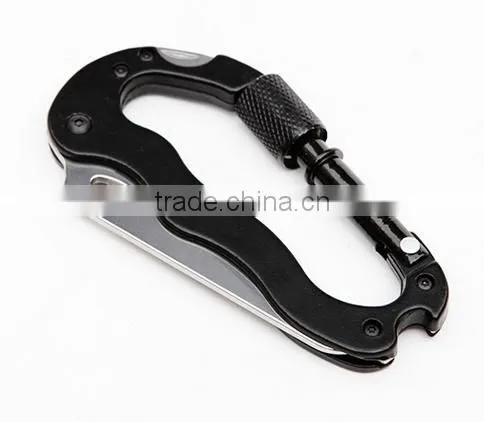 Multifunction Pocket Tool 5 in 1 Climbing Carabiner Tool With Knife photo-4