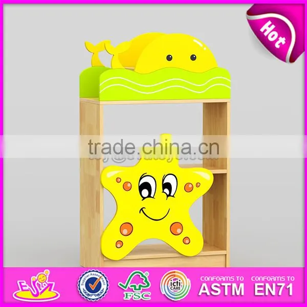 Best Design Nursery School Combination Cartoon Wooden Kids Toy Organization W08C201 photo-6
