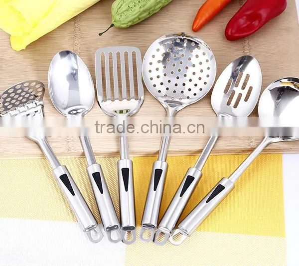 Kitchen Cooking Tools Stainless Steel Spoon Short Handle Spoon photo-4