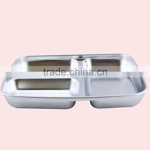 1L 3 Compartments Stainless Steel Tiffin Lunch Box photo-6