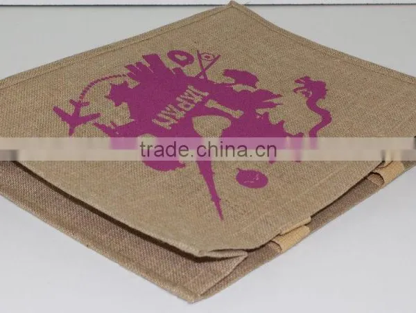 Exclusive Tote Bag for Promotion & Advertisement From India in Laminated Jute Fabric photo-4