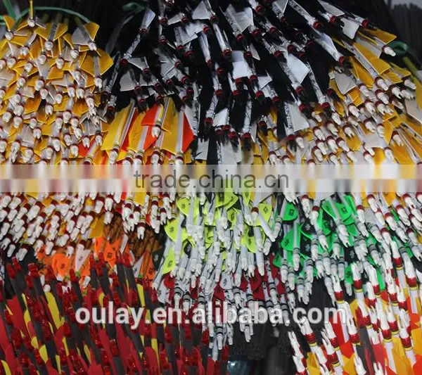 Tukey Feather Arrows For Longbow With Black Carbon photo-4