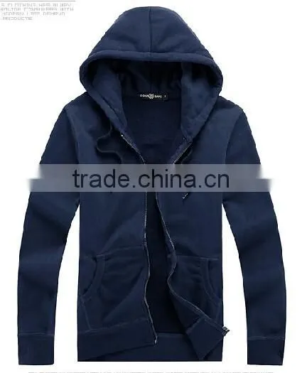 Fashion Man Custom Blank Zip up Hoodies Cheap photo-4