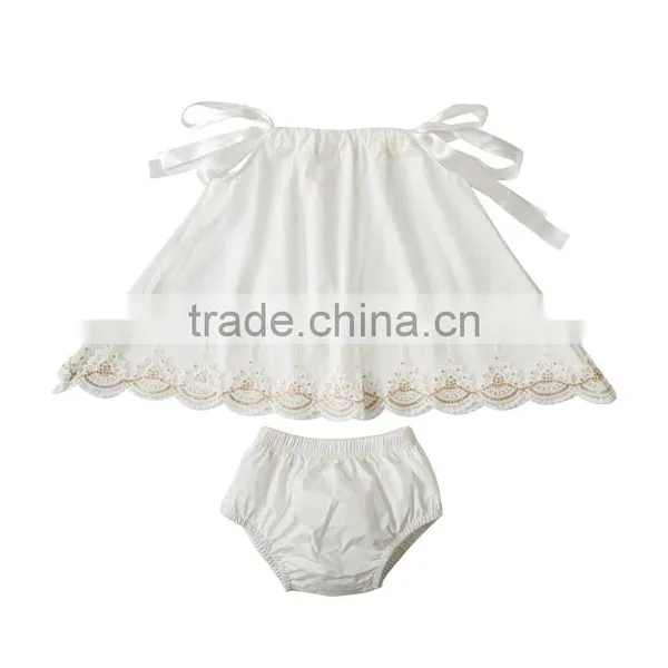 Summer Girl Clothing Set Boutique Baby Girl Lace Outfits Comforable Infant and Toddler Clothing Set photo-4