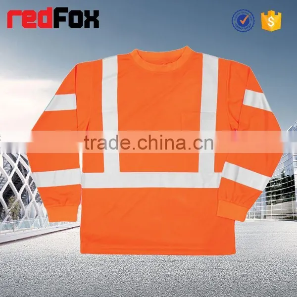Long-sleeved T-shirt Superior Reflective Safety T-shirt High Visibility Safety T-shirt photo-2