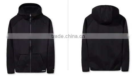 2017 Good Sale Wholesale Professional Factory Custom Plain Men Zipper Hoody for Men photo-2
