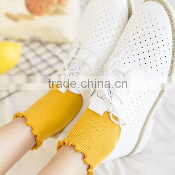 Zm35586a Wholesale Women Cotton Socks Japanese Short Socks photo-2