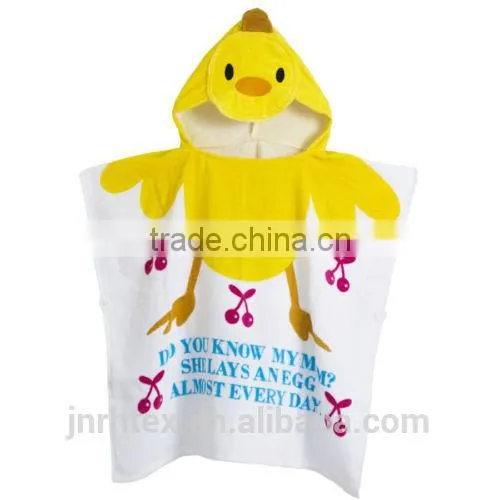 Wholesale Cotton Cartoon Printing Kids Hooded Towels photo-2