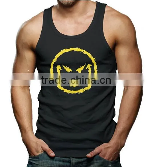 China Custom Gym Stringer Tank Top,blank Gym Mens Stringer Singlet Wholesale photo-5