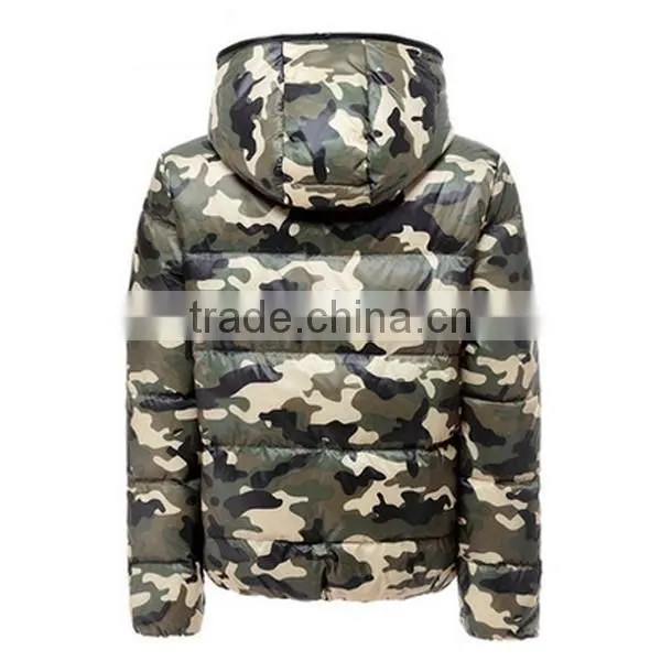 2015 Portable Camouflage Men's Cotton Jacket With Hoody photo-2