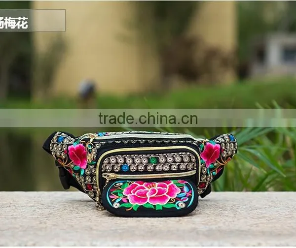 Chinese Style,embroidery Stitches,waist Bag for Sports/trival/Iphone/purse Coin photo-3
