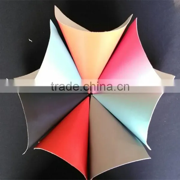 China Eco- Friendly Soft Reflective pu Leather for Shoes photo-2