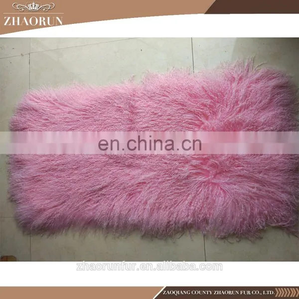 100% Real Factory Price Mongolian Lamb Fur Plate for Garment photo-5